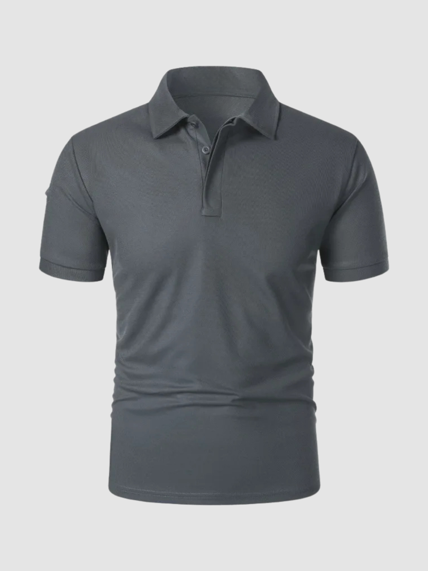 Men’s Polo Shirt – Short Sleeve, Button Collar
