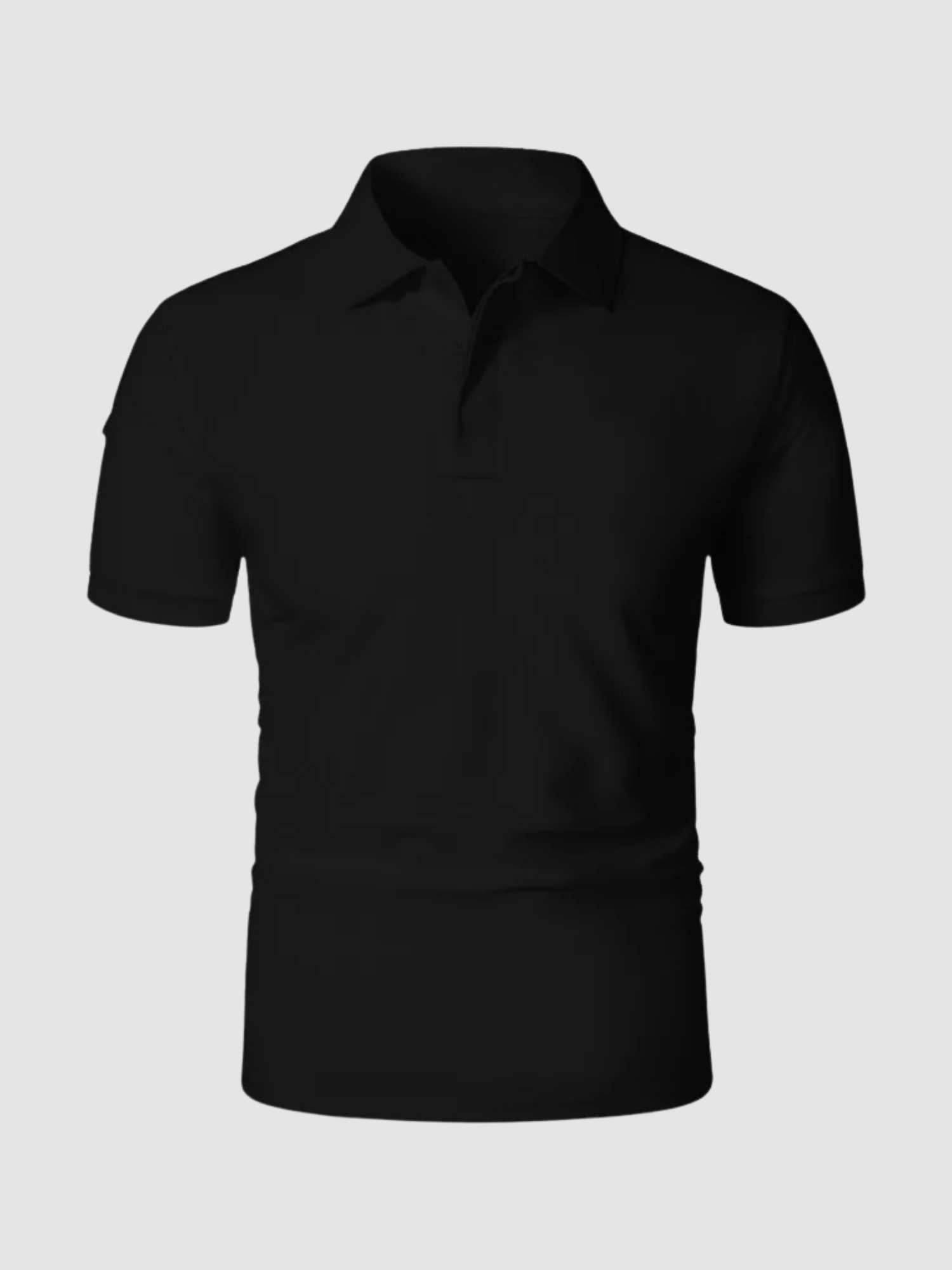 Men’s Polo Shirt – Short Sleeve, Button Collar