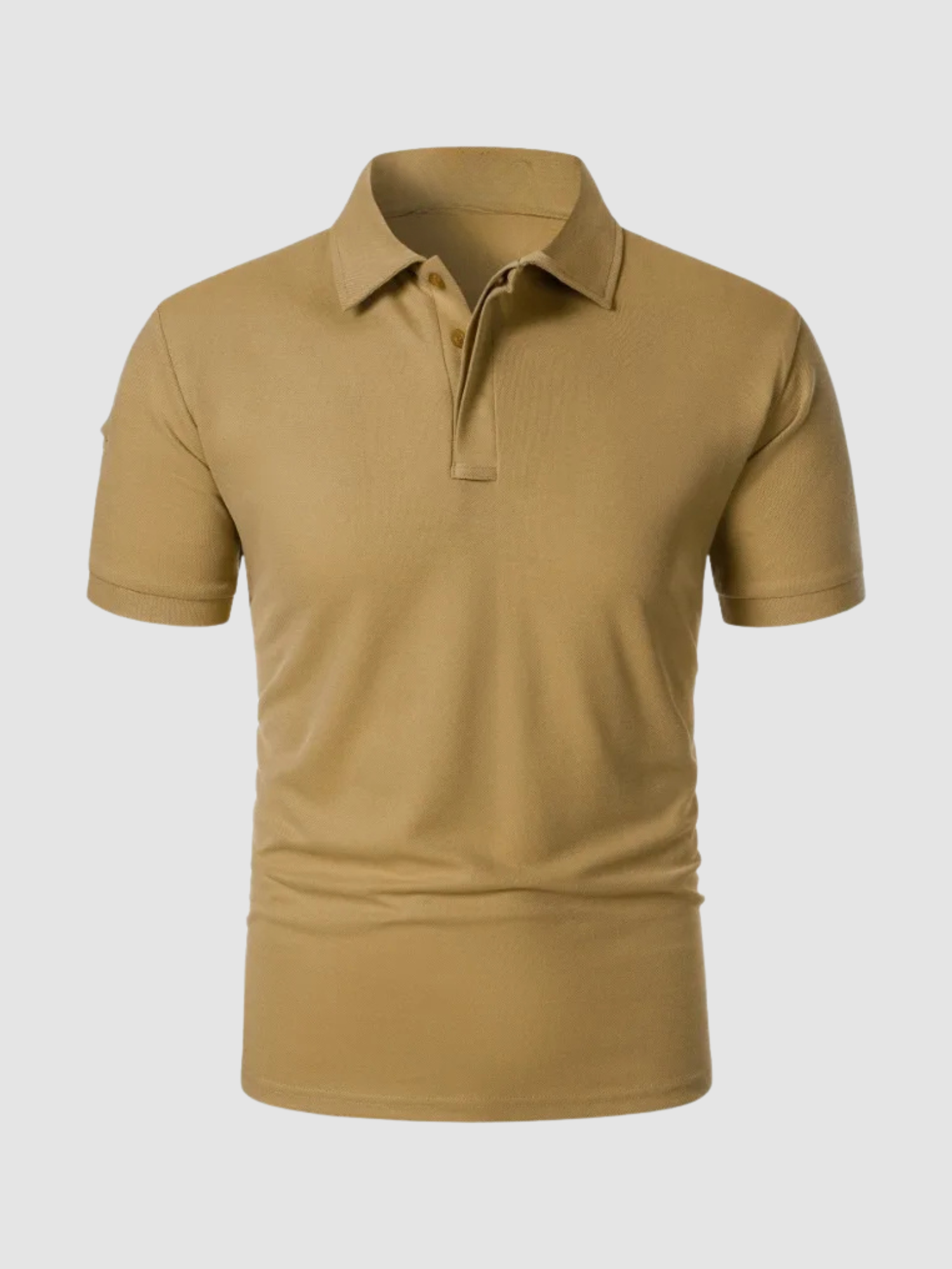 Men’s Polo Shirt – Short Sleeve, Button Collar