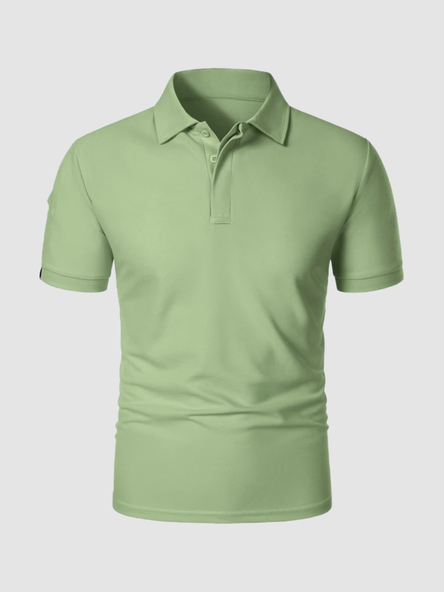 Men’s Polo Shirt – Short Sleeve, Button Collar