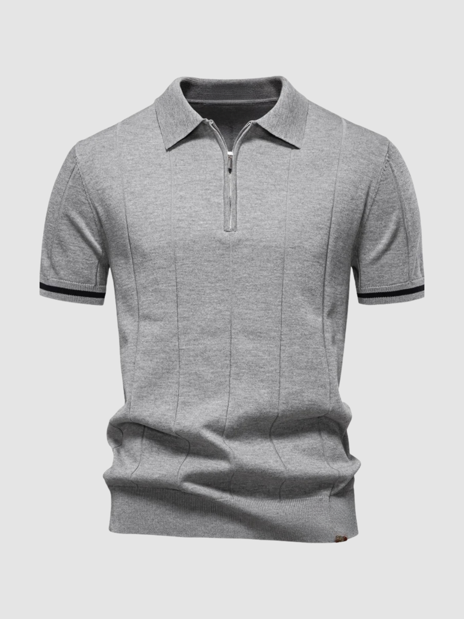 Men’s Polo Shirt – Slim Fit, Short Sleeve, Button Collar