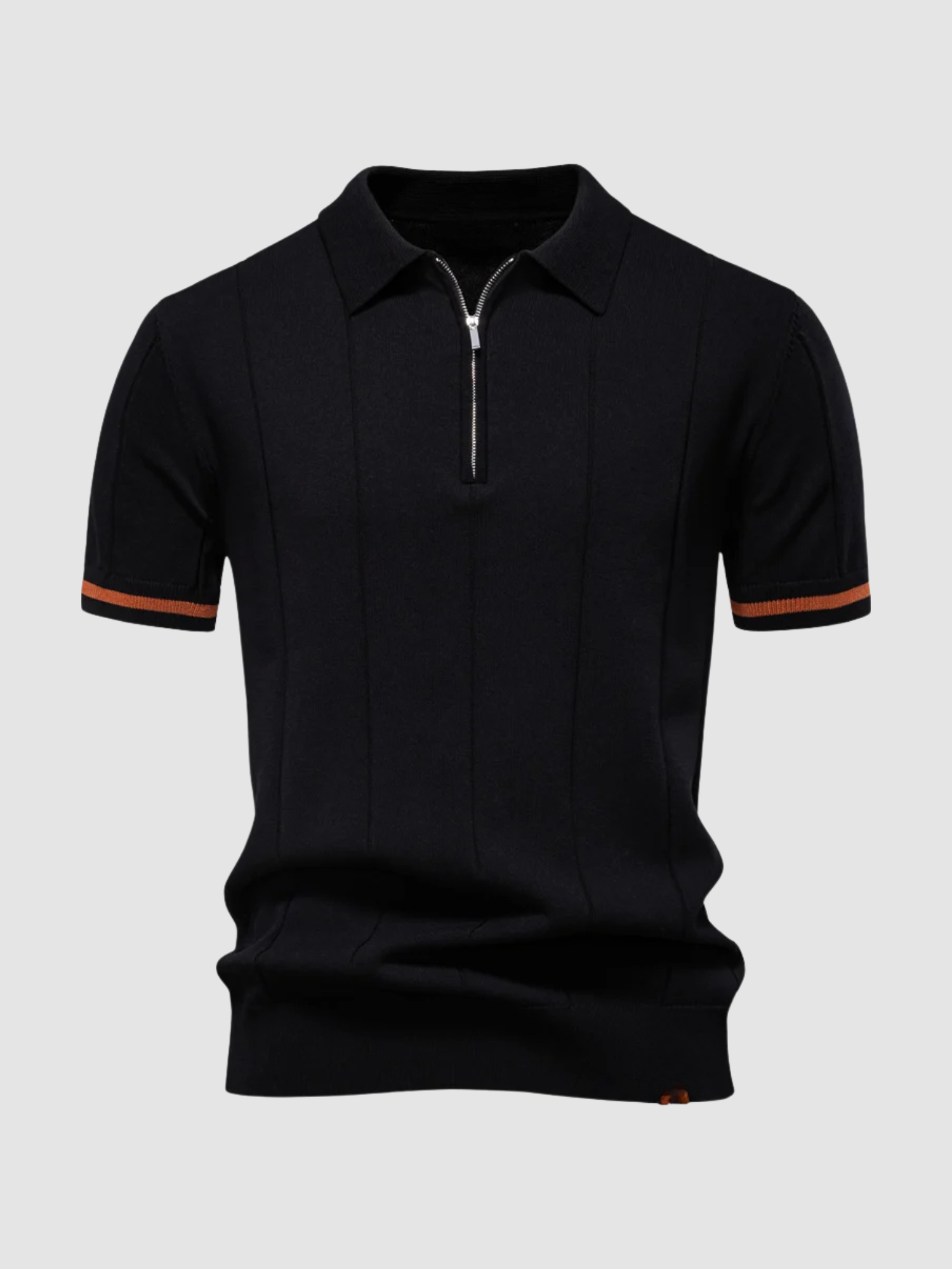 Men’s Polo Shirt – Slim Fit, Short Sleeve, Button Collar