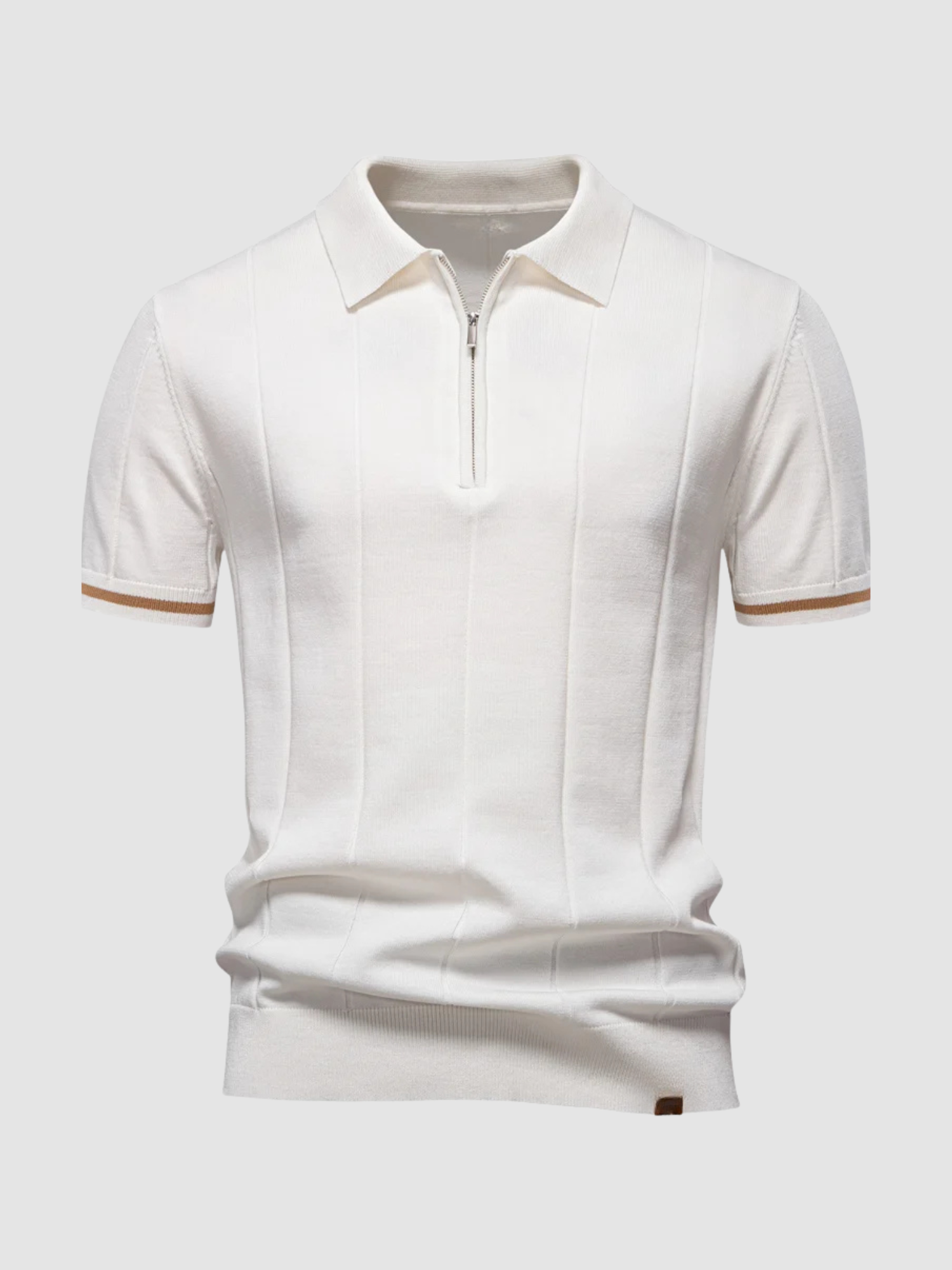 Men’s Polo Shirt – Slim Fit, Short Sleeve, Button Collar