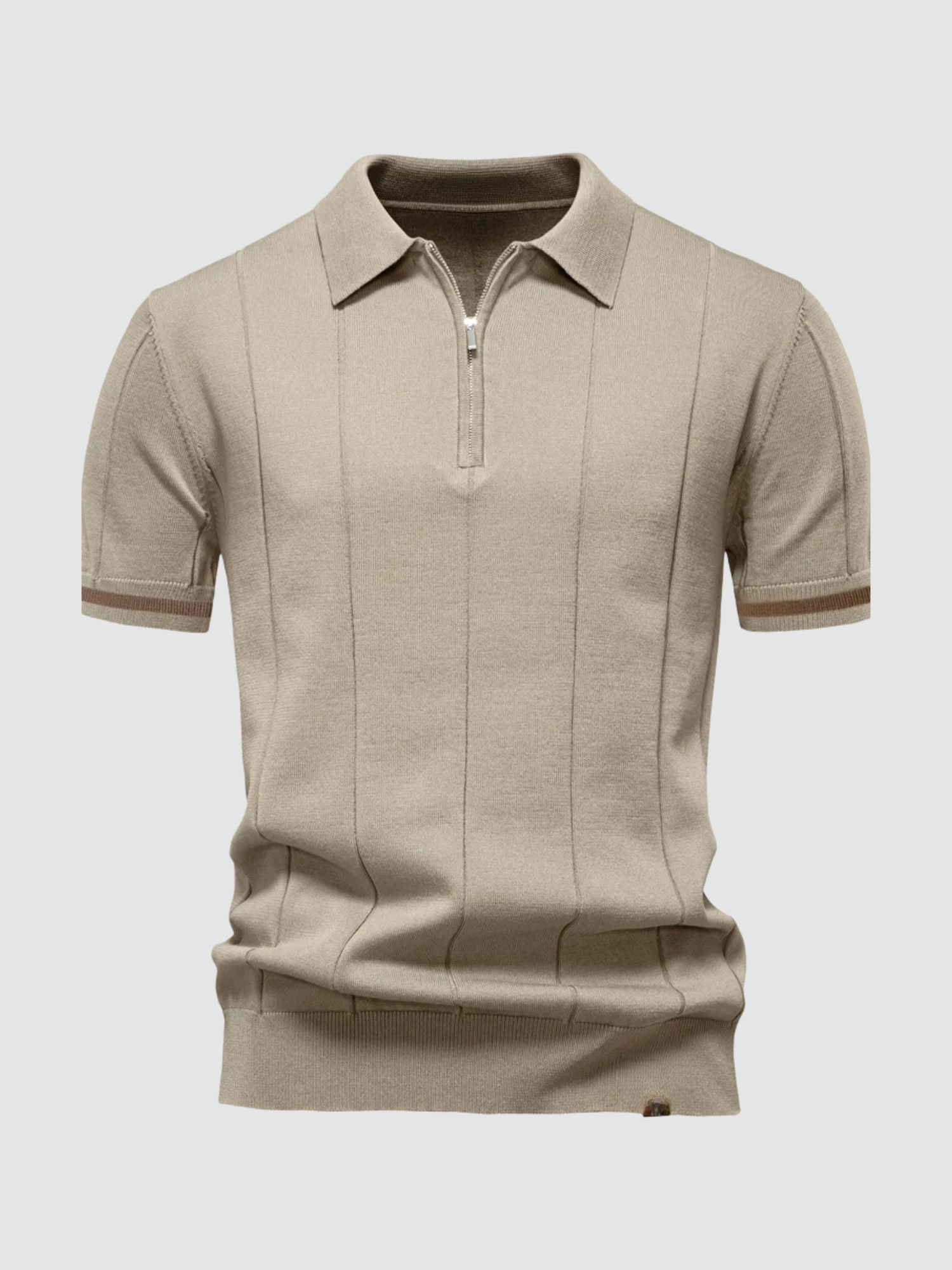 Men’s Polo Shirt – Slim Fit, Short Sleeve, Button Collar
