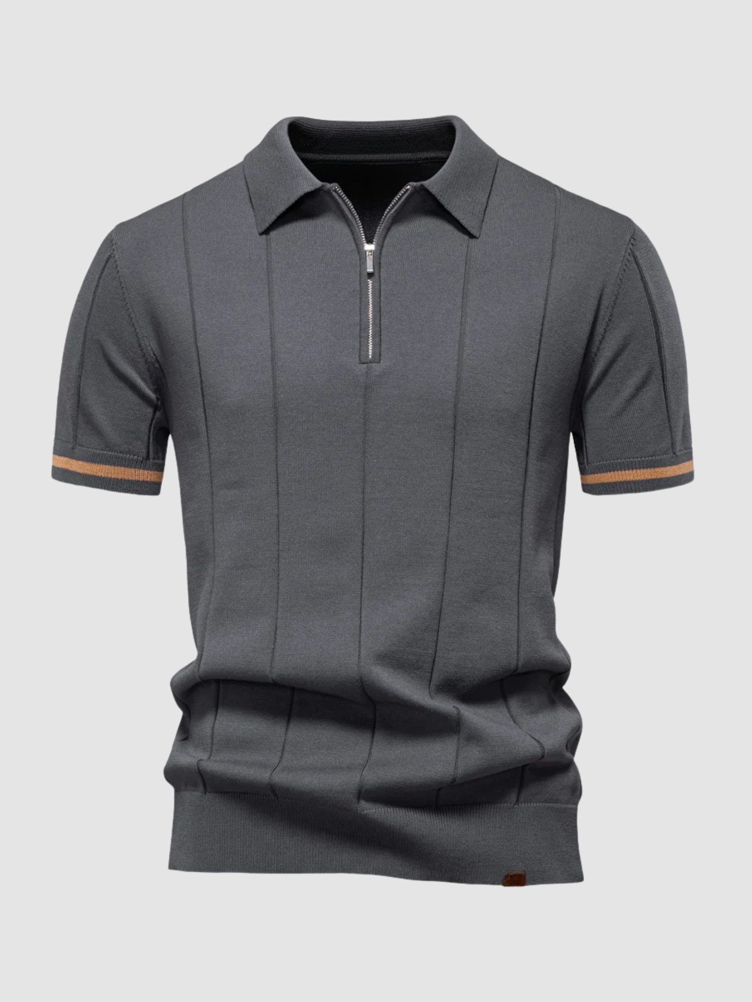 Men’s Polo Shirt – Slim Fit, Short Sleeve, Button Collar