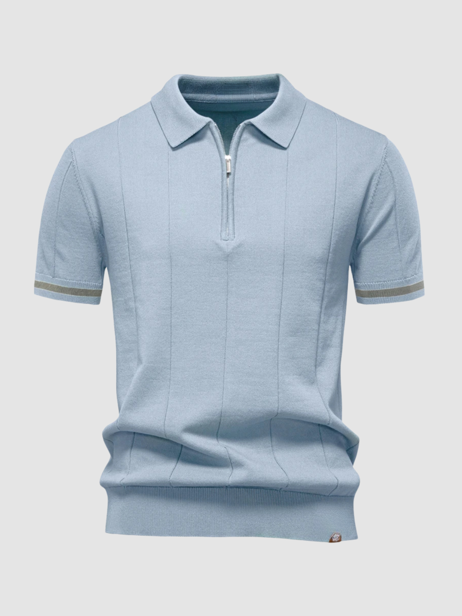 Men’s Polo Shirt – Slim Fit, Short Sleeve, Button Collar