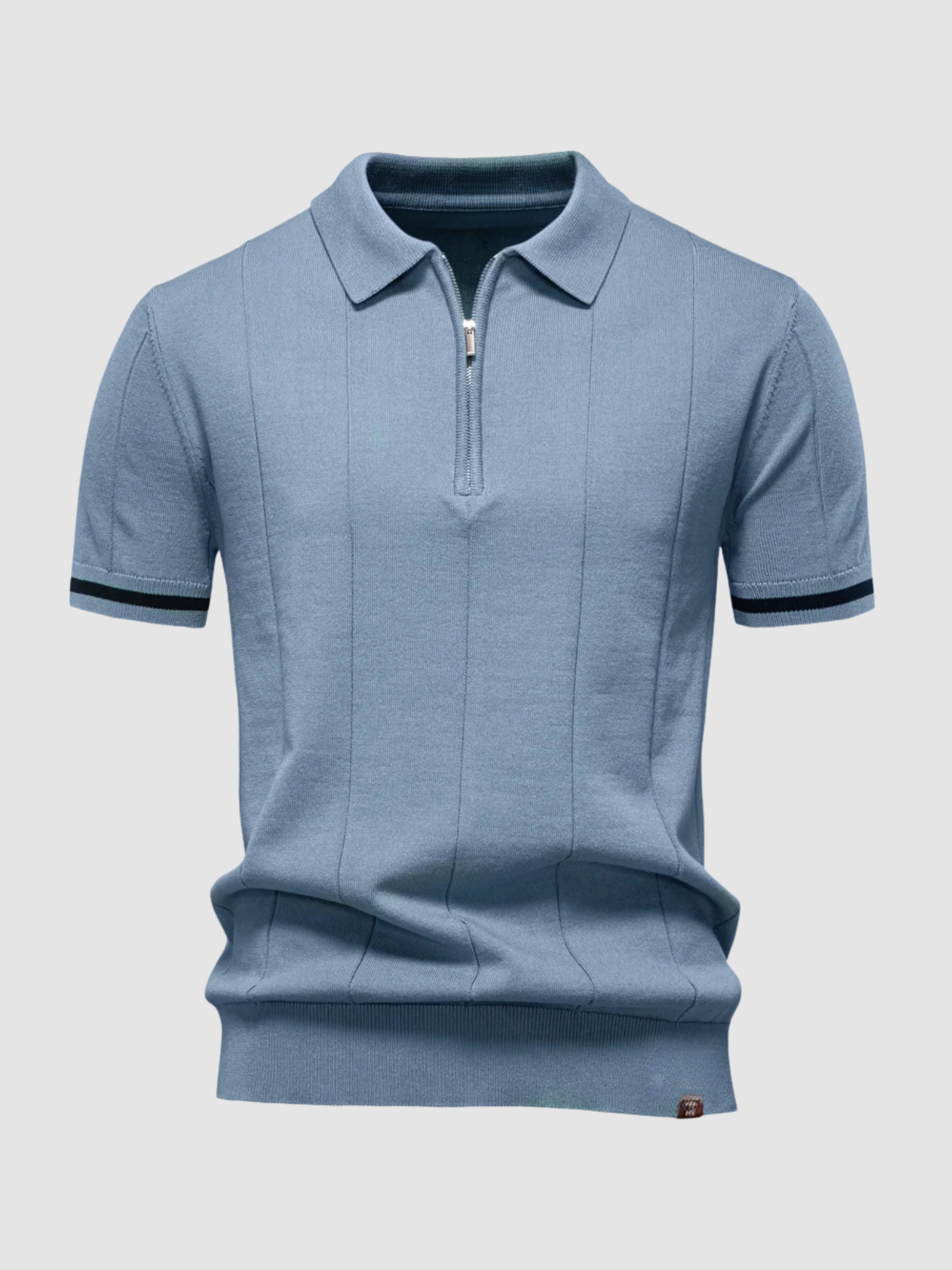 Men’s Polo Shirt – Slim Fit, Short Sleeve, Button Collar