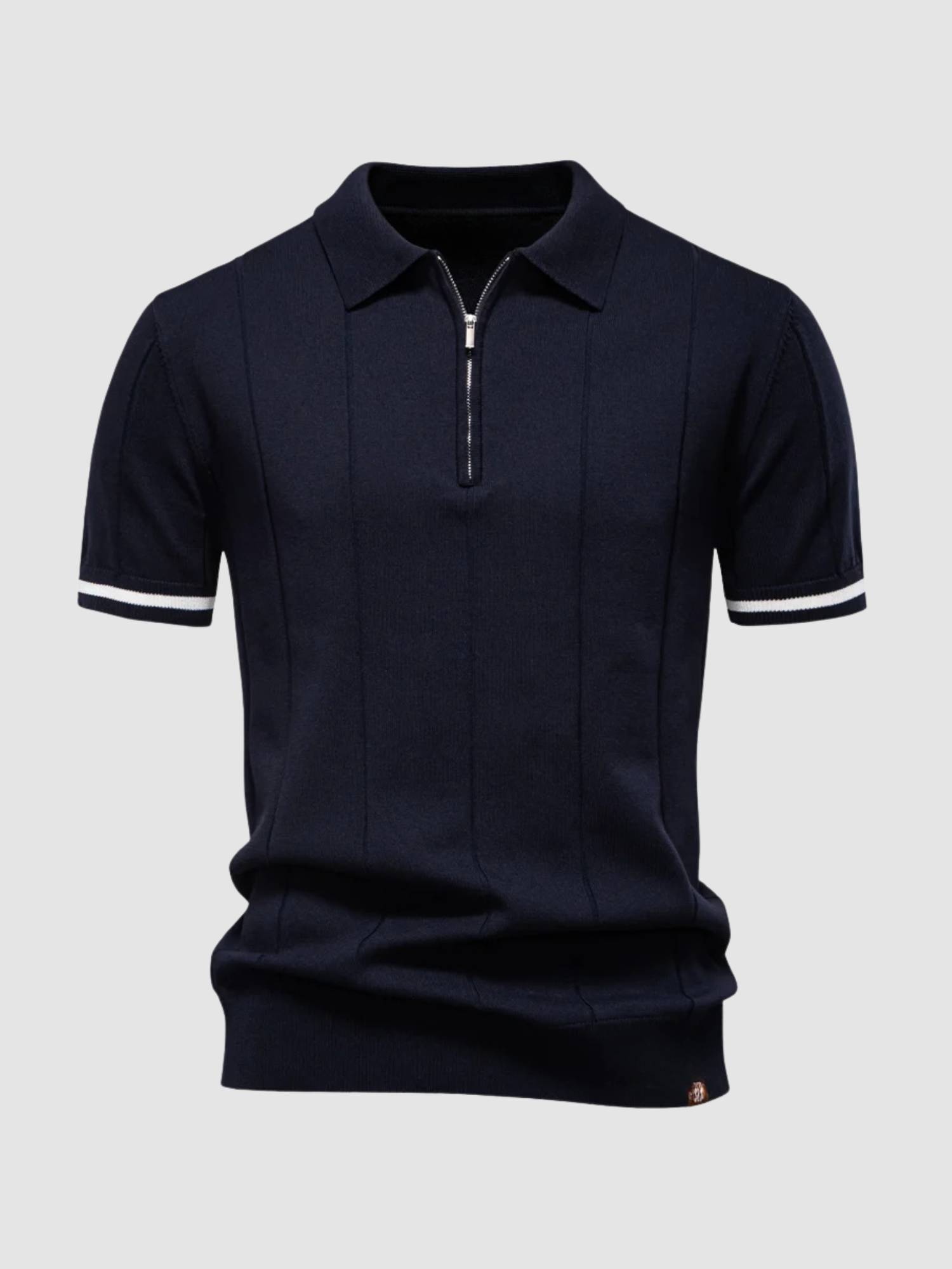 Men’s Polo Shirt – Slim Fit, Short Sleeve, Button Collar