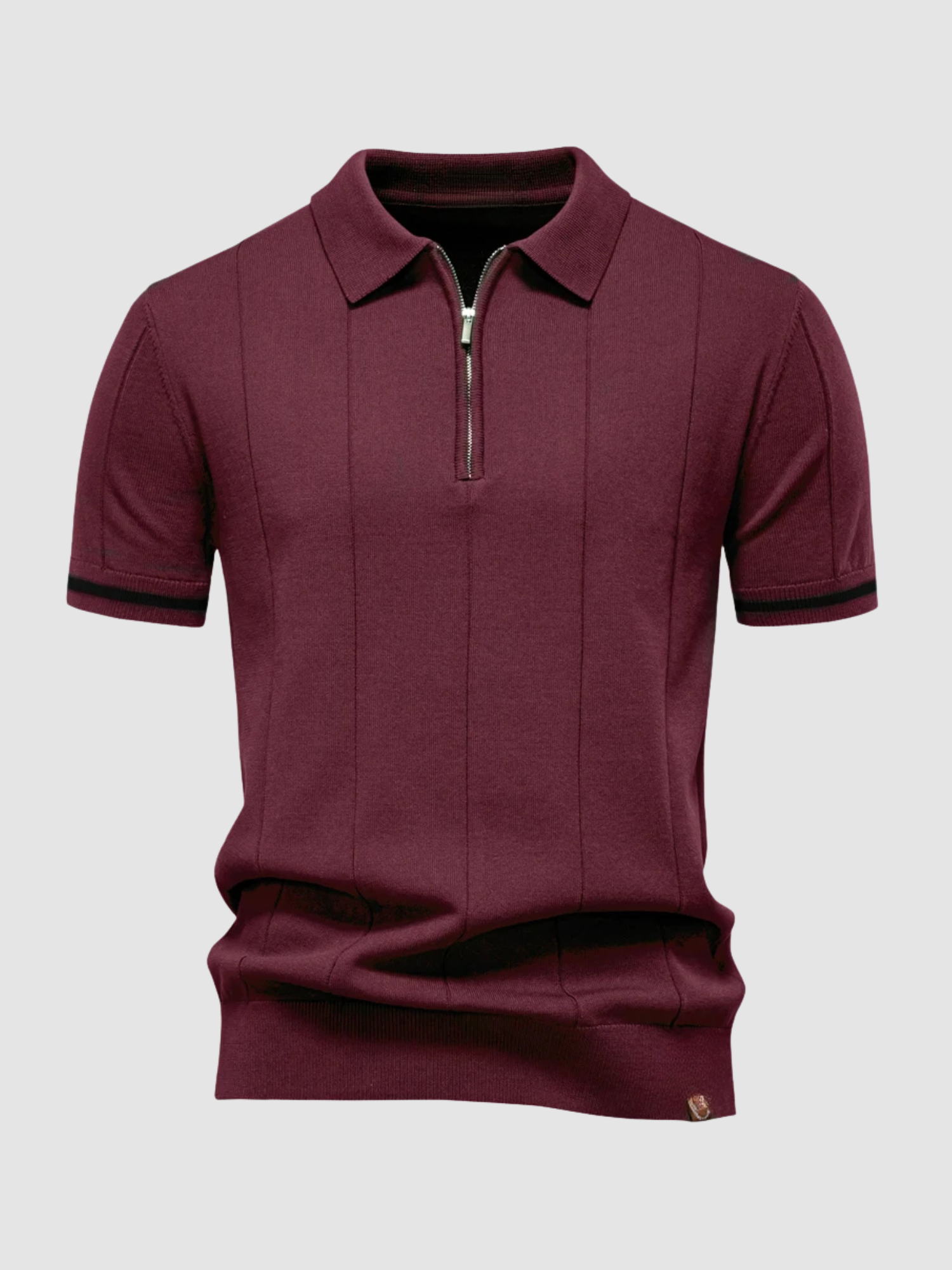 Men’s Polo Shirt – Slim Fit, Short Sleeve, Button Collar