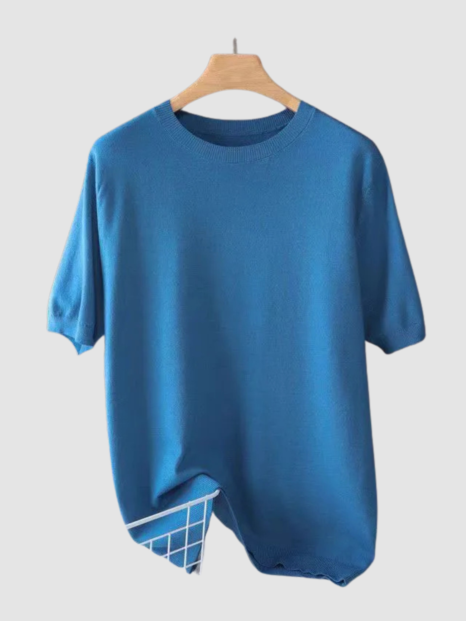 Men’s T-Shirt – Short Sleeve, Crew Neck, Knit