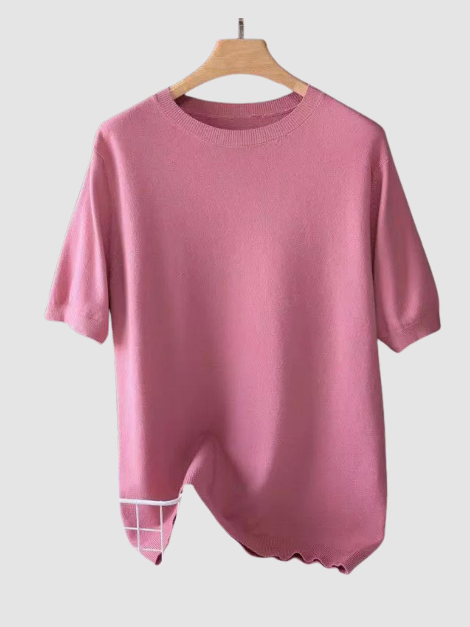 Men’s T-Shirt – Short Sleeve, Crew Neck, Knit