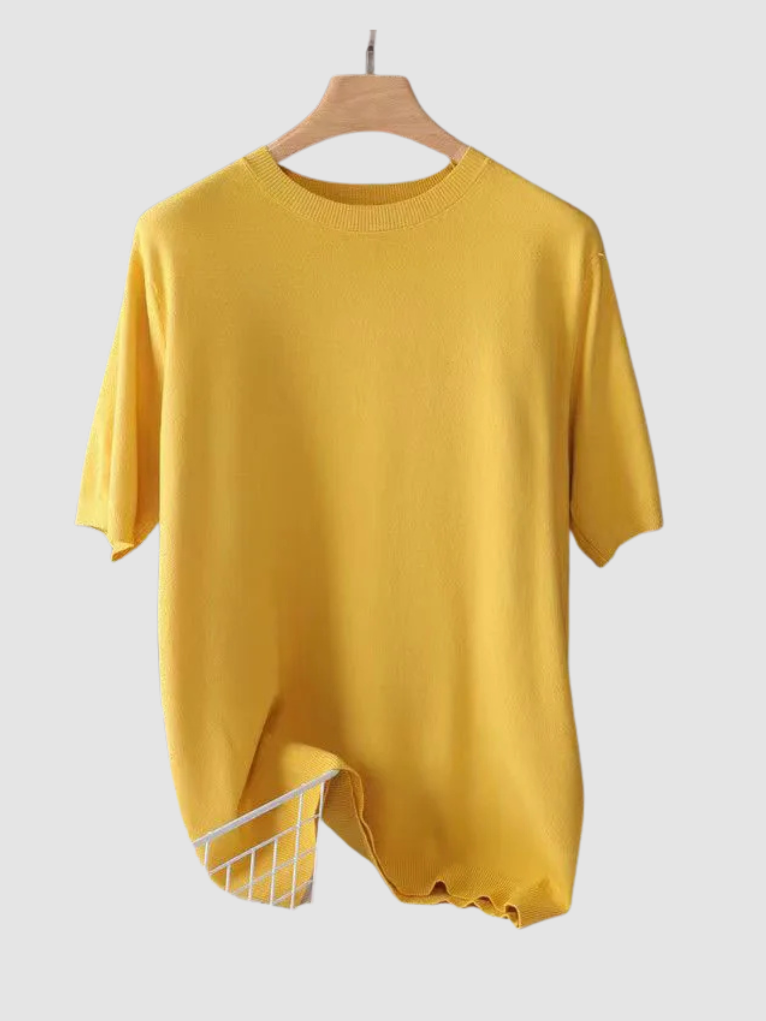 Men’s T-Shirt – Short Sleeve, Crew Neck, Knit