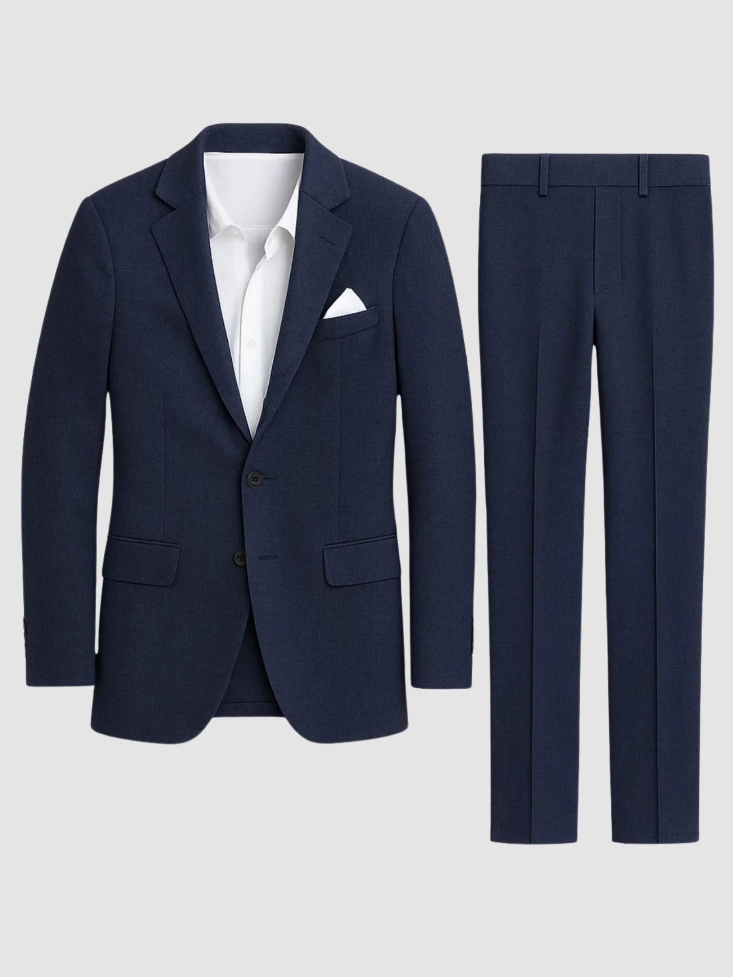 Men’s Slim-Fit Two-Piece Suit Set