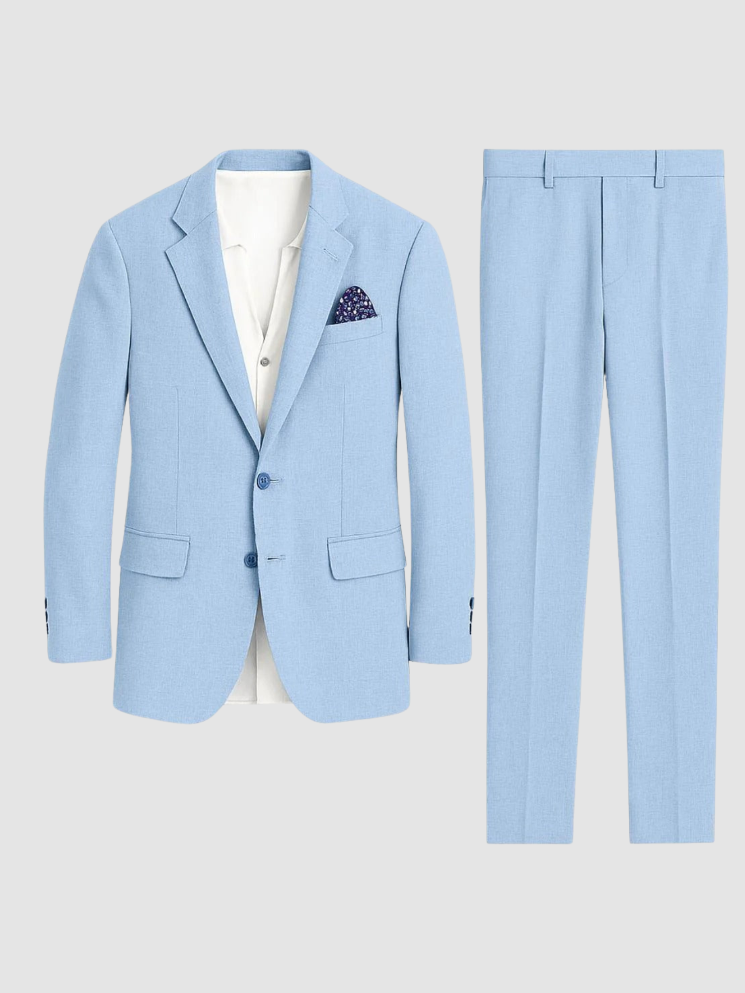 Men’s Slim-Fit Two-Piece Suit Set