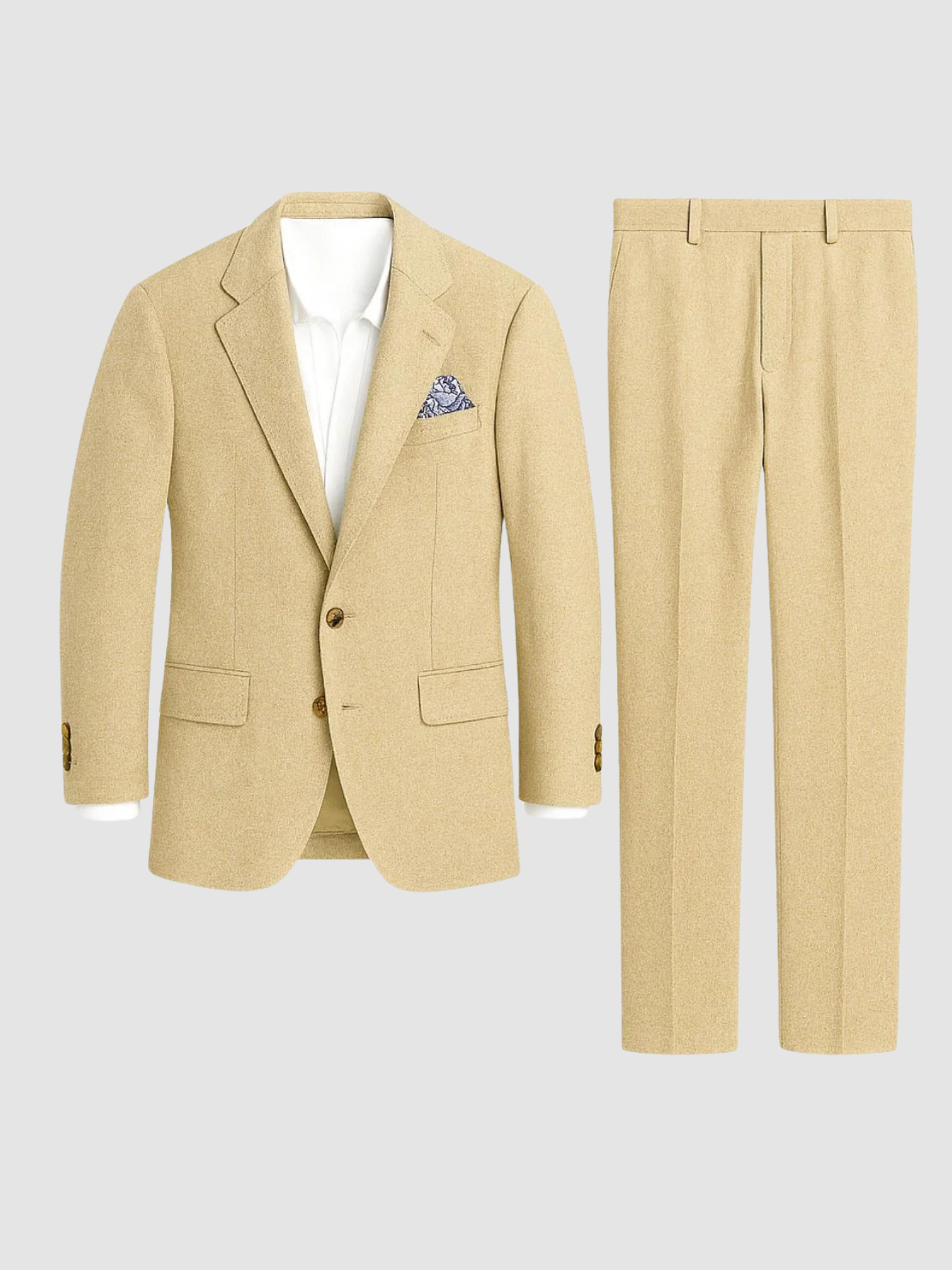 Men’s Slim-Fit Two-Piece Suit Set